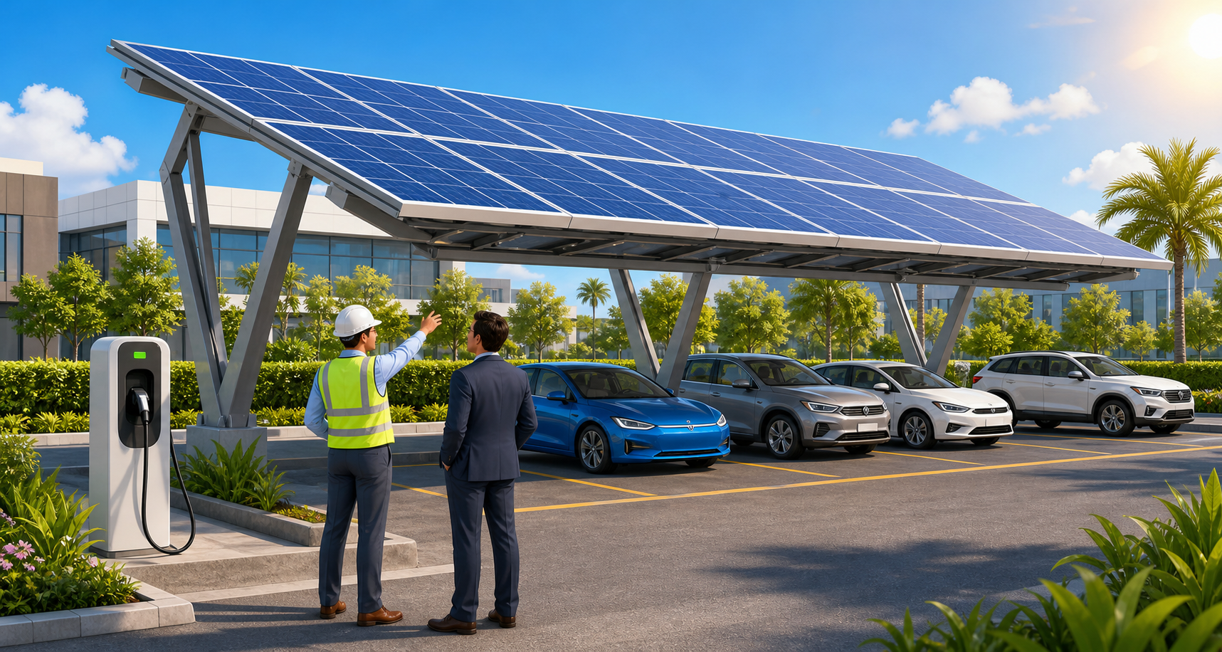 Solar Carport Structure