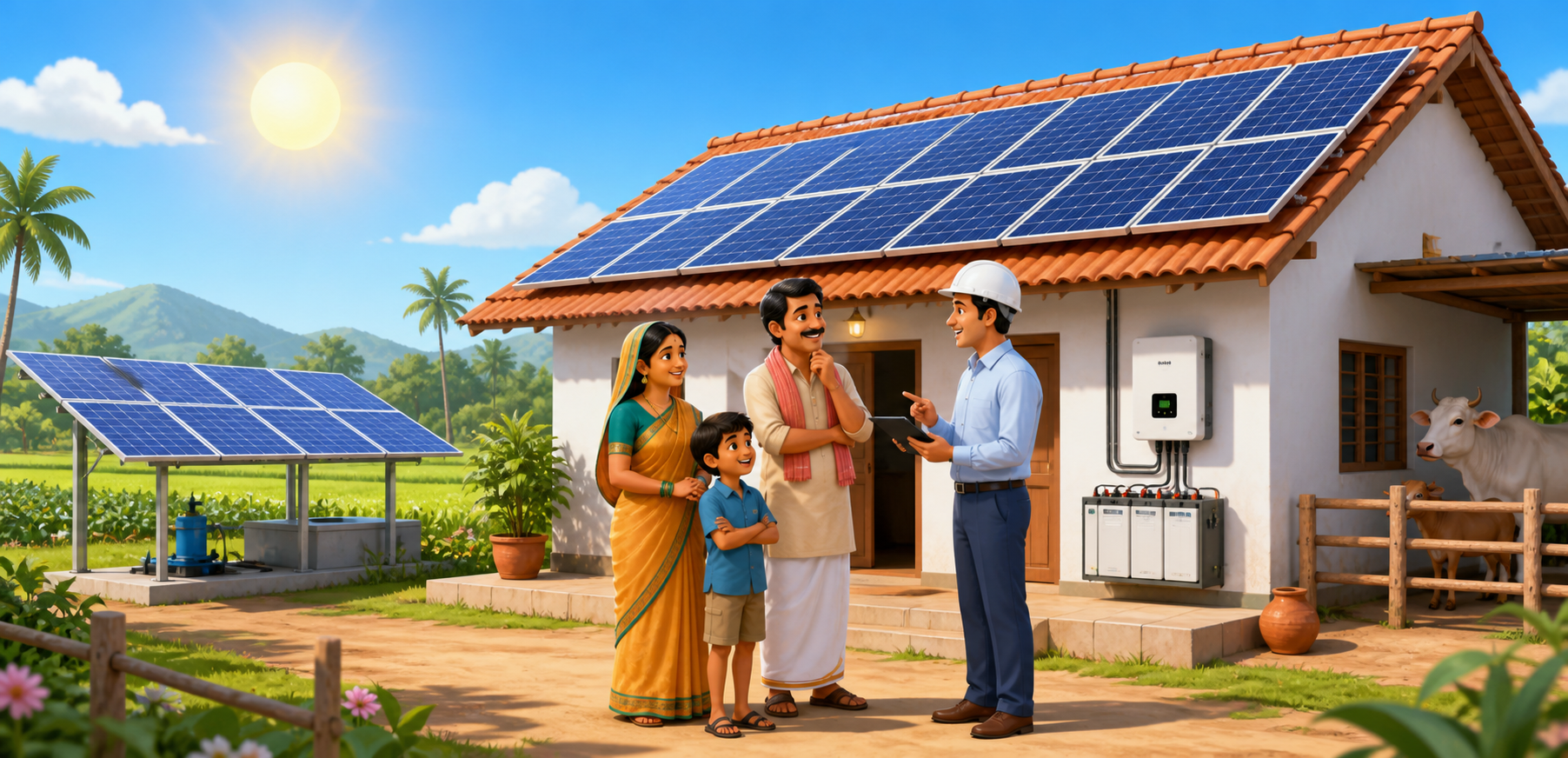 Farmhouse Solar Backup